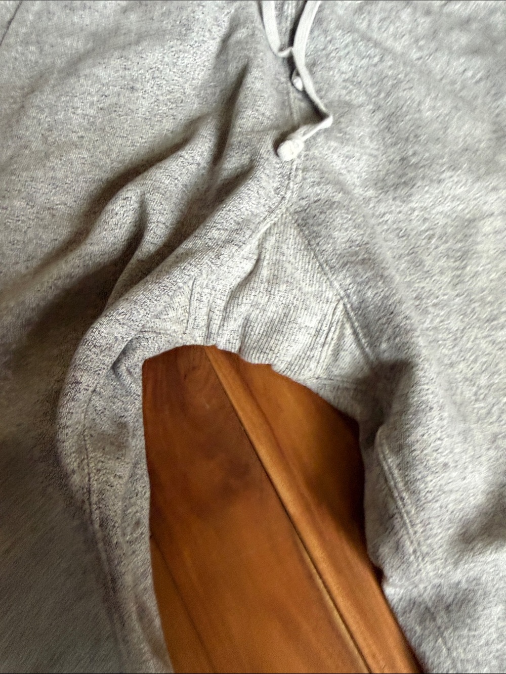 Ralph Lauren Double RL Light Gray Fleece Joggers - Picture 3 of 4